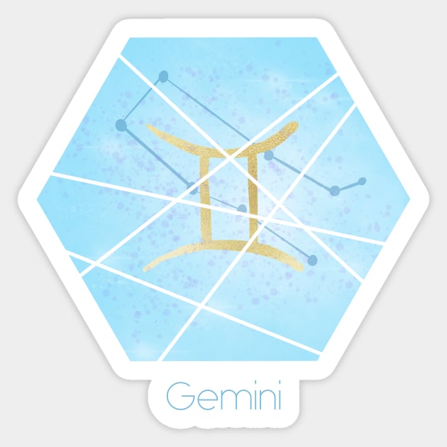 Gemini zodiac sign Sticker by Home Cyn Home 